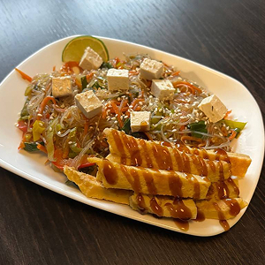 Фунчоза овощная с тамаго