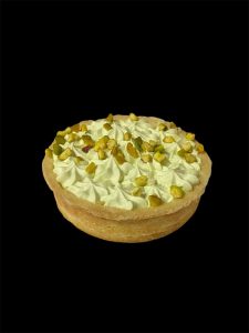 Тарт малина-фисташка