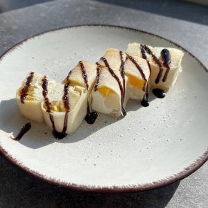 Сладкий Спринг ролл (груша+апельсин)